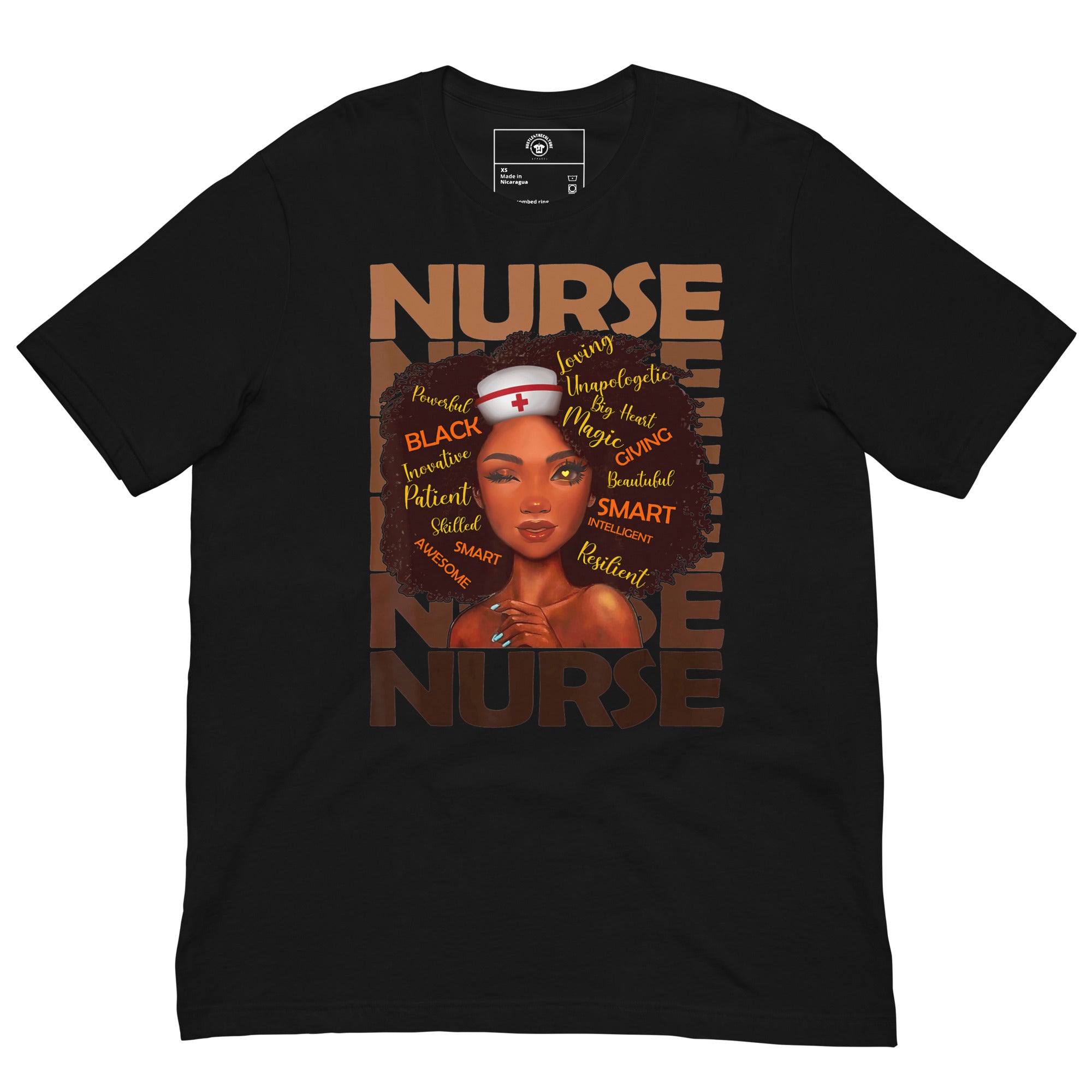 Black Smart Awesome Nurse